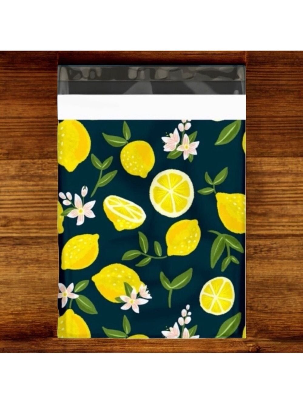 25 10X13 Poly Mailers Lemon and Blossoms Shipping Envelopes Bags PRICE IS FIRM - Picture 5 of 15